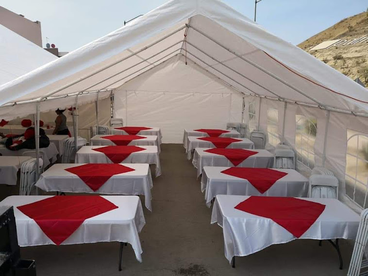 Mesa rectangular para 8 sillas